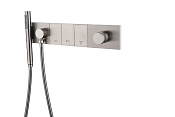 Boheme Zodiac Смеситель для душа встраиваемый, на 3 потреб., с внутренней частью, цвет: nickel brush 132-SYS-NB