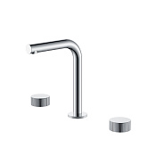 Boheme Stick Linea Смеситель для раковины на 3 отв., без донного клапана, излив 14 см, цвет: chrome 152-CR.3