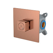 Boheme Quad Смеситель для душа встраиваемый, на 1 потреб., с внутренней частью, цвет: copper brushed 154-5-CB