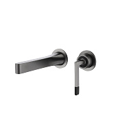 Boheme Duo Смеситель для раковины встраиваемый, с внутренней частью, излив 22,1 см, цвет: gun metall 165-GM