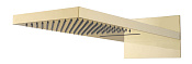 Boheme Fusion Верхний душ с каскадом 23х55 см, с 2 видами струи, цвет: gold 419-2-G
