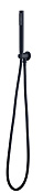 Boheme Uno Душевой гарнитур: душевая лейка, подключение с держателем, шланг 150 см, цвет: black 422-SET-B