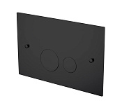 Boheme Кнопка смыва для инсталляции, 2 режима, латунь, цвет: black 648-B