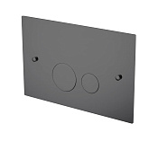 Boheme Кнопка смыва для инсталляции, 2 режима, латунь, цвет: shine gun metall 648-SGM