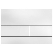 Boheme Кнопка смыва для инсталляции Tece, 2 режима, нержавеющая сталь, цвет: matt white 670-MW