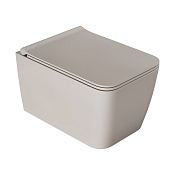 Boheme Zen Унитаз подвесной безободковый 35х52 см, смыв каскадный, сиденье микролифт, цвет: daphne 967-SET-D