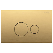 Boheme Кнопка смыва для инсталляции, 2 режима, пластик, цвет: matt gold 668-MG
