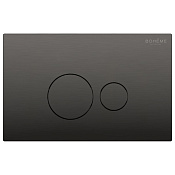 Boheme Кнопка смыва для инсталляции, 2 режима, пластик, цвет: gun metall 668-GM