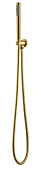 Boheme Uno Душевой гарнитур: душевая лейка, подключение с держателем, шланг 150 см, цвет: matt gold 422-SET-MG