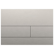 Boheme Кнопка смыва для инсталляции Tece, 2 режима, нержавеющая сталь, цвет: nickel brush 670-NB