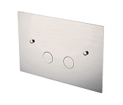 Boheme Кнопка смыва для инсталляции Geberit, 2 режима, латунь, цвет: nickel brush 647-NB