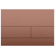 Boheme Кнопка смыва для инсталляции Tece, 2 режима, нержавеющая сталь, цвет: brushed bronze 670-BRB