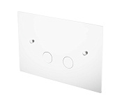 Boheme Кнопка смыва для инсталляции Geberit, 2 режима, латунь, цвет: matt white 647-MW