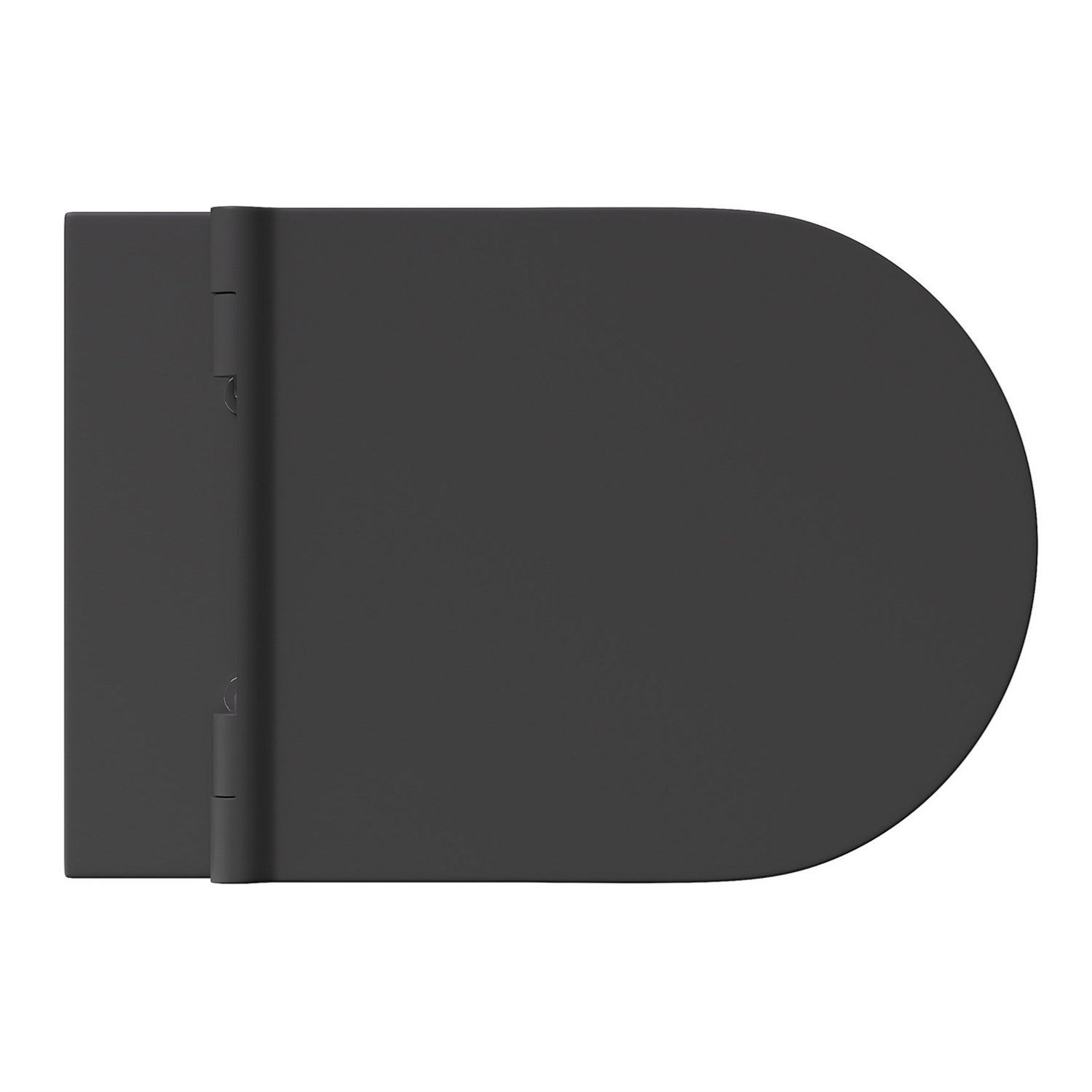 Alice Form Чаша подвесного унитаза 35х50 см, безободковый, цвет: черный матовый 22300108