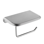 Abber Nord Держатель туалетной бумаги с полочкой, подвесной, цвет: сатин AA1530SP