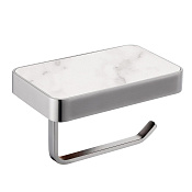 Abber Westen Держатель туалетной бумаги с полочкой, подвесной, цвет: сатин AA1730SP