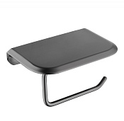 Abber Nord Держатель туалетной бумаги с полочкой, подвесной, цвет: никель AA1530NG