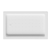 Abber Поддон для душа из акрила 100x80x13h см, цвет: белый глянцевый AD3C108