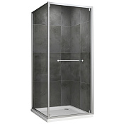 Abber Schwarzer Diamant Душевой уголок 99,2x100x195h см, стекло проз. 6 см, без поддона, цвет: хром AG0A100