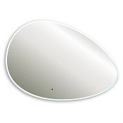 Abber Kontur Зеркало 120x80 см, с подсветкой по периметру и бесконтактным выключателем, цвет: хром AG6301SCL-1.2