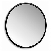 Abber Mond Зеркало 77x77 см, без подсветки и выключателя, цвет: черный матовый AG6201B