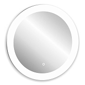 Abber Mond Зеркало 77x77 см, с подсветкой по периметру и сенсорным выключателем, цвет: хром AG6202SL-0.77