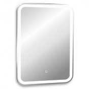 Abber See Зеркало 55x80 см, с подсветкой по периметру и сенсорным выключателем, цвет: хром AG6105S