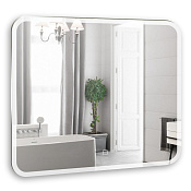 Abber See Зеркало 80x68 см, с подсветкой по периметру и сенсорным выключателем, цвет: хром AG6109S-0.8