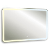 Abber See Зеркало 80x55 см, с подсветкой по периметру и сенсорным выключателем, цвет: хром AG6111S