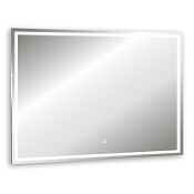 Abber See Зеркало 100x80 см, с подсветкой по периметру и сенсорным выключателем, цвет: хром AG6115S-1.0