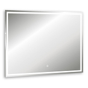 Abber See Зеркало 80x60 см, с подсветкой по периметру и сенсорным выключателем, цвет: хром AG6116S