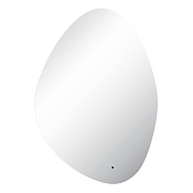 Abber Teil Зеркало 70x100 см, с подсветкой по периметру и бесконтактным выключателем, цвет: хром AG6502S