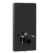 Abber Инсталляция для подвесного унитаза 50x12 см, цвет: черный матовый AC0107MB