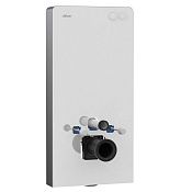 Abber Инсталляция для подвесного унитаза 50x12 см, цвет: белый матовый AC0107MW