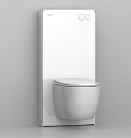 Abber Инсталляция для подвесного унитаза 50x12 см, цвет: белый матовый AC0107MW