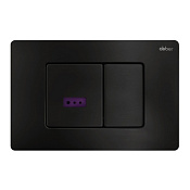 Abber Кнопка смыва для инсталляции, сенсорная, нержавеющая сталь, цвет: черный матовый AC0122SMB