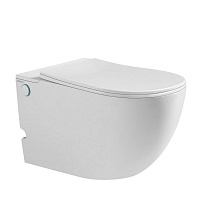 Abber Bequem Комплект: инсталляция, подвесной унитаз, цвет: белый глянцевый AC1105P-AC0101P