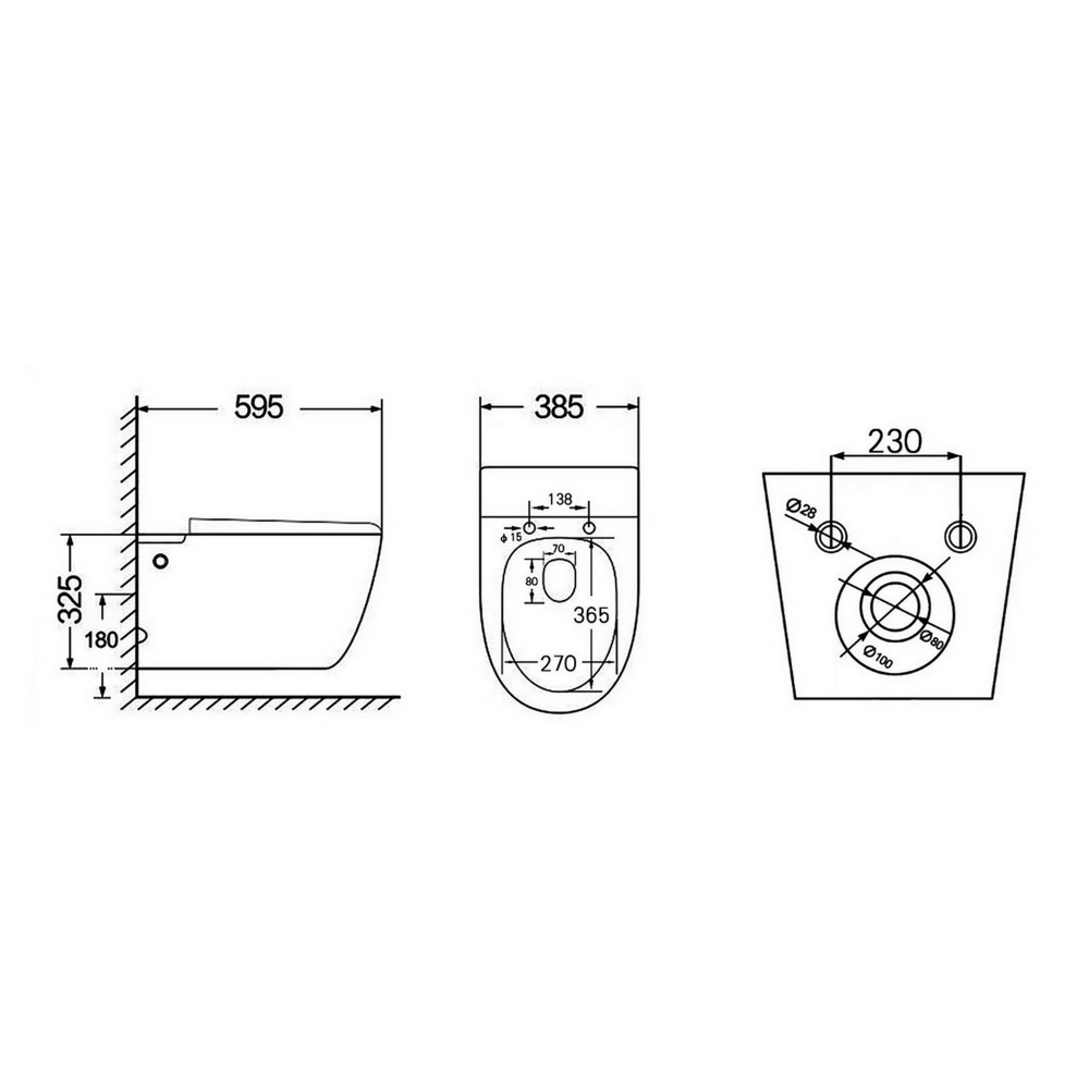 Abber Bequem Комплект: инсталляция, подвесной унитаз, цвет: белый глянцевый AC1107P-AC0101P