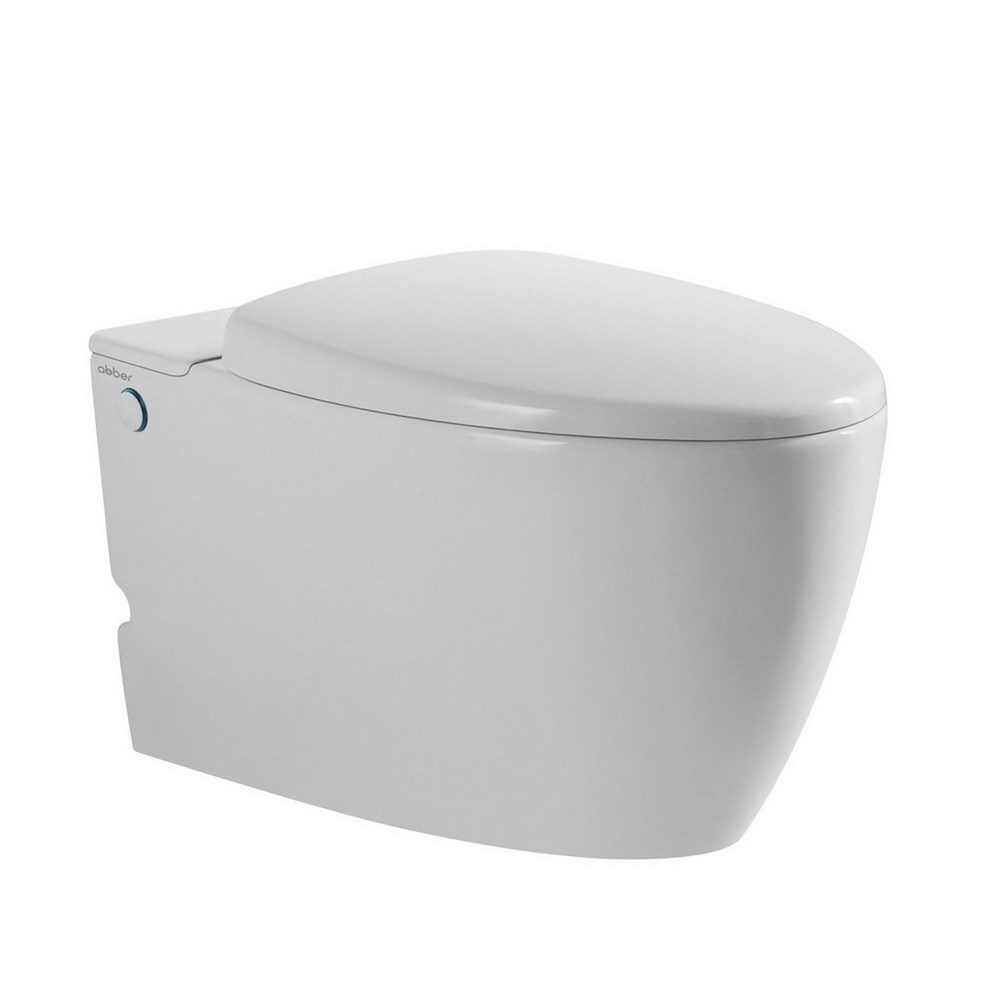 Abber Bequem Комплект: инсталляция, подвесной унитаз, цвет: белый глянцевый AC1107P-AC0101P