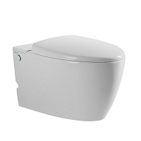 Abber Bequem Комплект: инсталляция, подвесной унитаз, цвет: белый глянцевый AC1107P-AC0101P