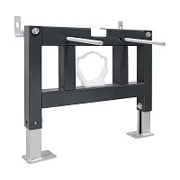 Abber Bequem Комплект: инсталляция, подвесной унитаз, цвет: черный матовый AC1108PMB-AC0101P