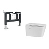 Abber Rechteck Комплект: инсталляция, подвесной унитаз, цвет: белый глянцевый AC1202P-AC0101P