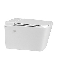Abber Rechteck Комплект: инсталляция, подвесной унитаз, цвет: белый глянцевый AC1202P-AC0101P