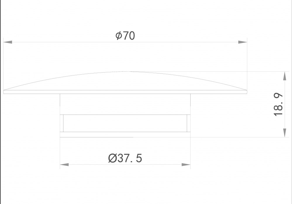 Abber Накладка на слив для ванны, цвет: золото матовое AB0008MG