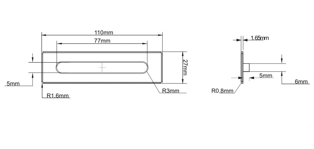 Abber Накладка на слив для ванны, цвет: розовое золото AB0006MRG