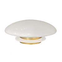 Abber Накладка на слив для раковины, цвет: белый матовый AC0014