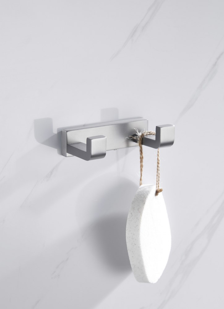 Abber Westen Крючок для полотенца двойной, подвесной, цвет: сатин AA1750SP