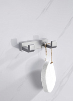 Abber Westen Крючок для полотенца двойной, подвесной, цвет: сатин AA1750SP