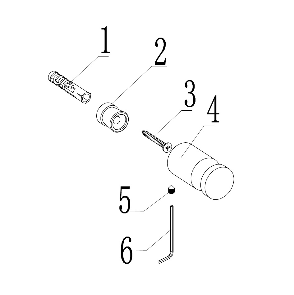 Abber Osten 316 Крючок для полотенца, подвесной, цвет: нержавеющая сталь AA1850BST