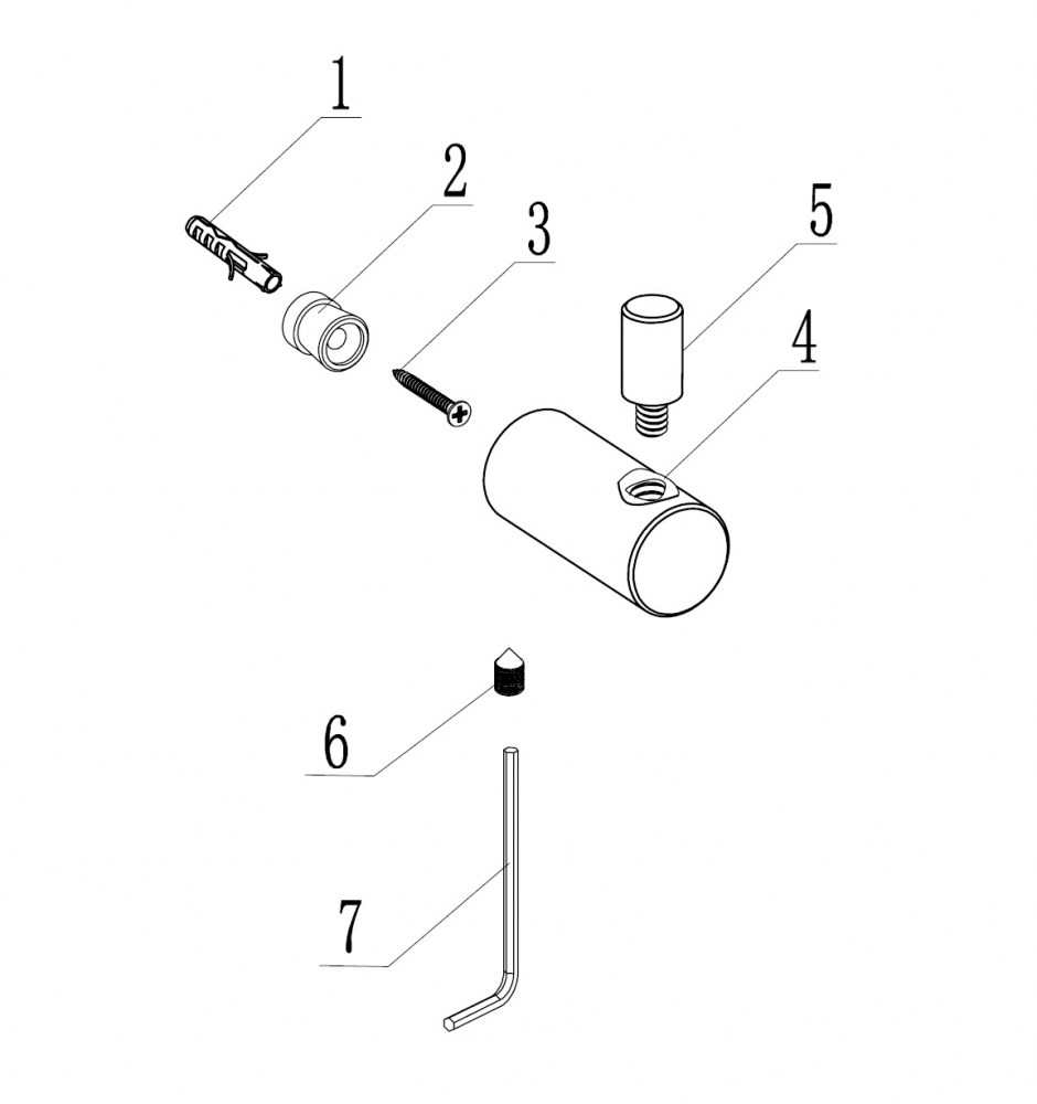 Abber Osten 316 Крючок для полотенца, подвесной, цвет: нержавеющая сталь AA1851BST